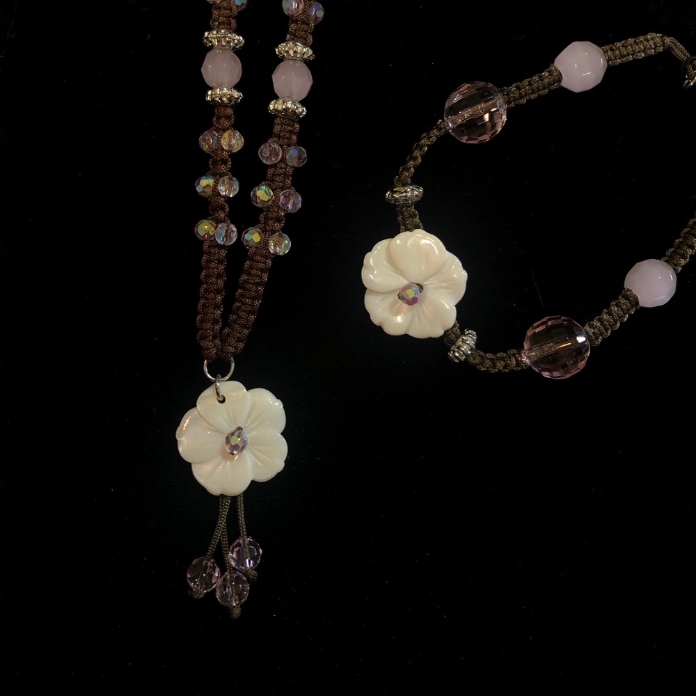 Macrame Jewelry Set - Picture 2 of 15
